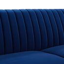 Winsome Channel Tufted Performance Velvet Sofa