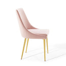 Viscount Modern Accent Performance Velvet Dining Chair