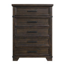 Colorado City 5-Drawer Chest in Charcoal