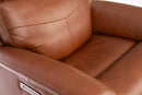 Refined Perfect Match Power Swivel Gliding Recliner with Power Headrest & Lumbar - Michael's Discount Furniture