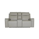 Vernon Latitudes Power Reclining Loveseat with Console, Power Headrests, Lumbar, Heat & Massage - 5000008262