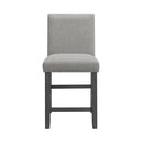 Seneca Counter Side Chair with Grey Fabric (2 Per Carton)