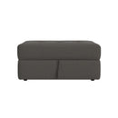 Options One Storage Ottoman in Palmer Plus Ash