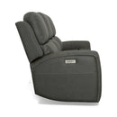 Linden Power Reclining Sofa with Power Headrests & Lumbar - 5000005548 - Michael's Discount Furniture