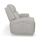 Barnett Power Reclining Sofa with Power Headrests & Lumbar - Michael's Discount Furniture