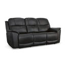 Crew Latitudes Power Reclining Sofa with Power Headrests & Lumbar - 5000006498 - Michael's Discount Furniture