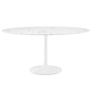 Lippa 60" Round Artificial Marble Dining Table