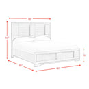 Kelis Panel Bedroom Set with LED