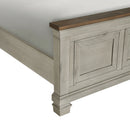 Farmington Bedroom Set in Medium Brown and Washed Stone