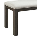 Grady 6PC Dining Set (72" Table + 4 Chairs + Bench) in Brown