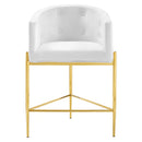 Savour Tufted Performance Velvet Counter Stool Set of 2