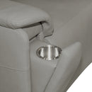 Vernon Power Reclining Sofa with Console, Power Headrest, Lumbar, Heat & Massage - 5000009498 - Michael's Discount Furniture