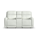 Alister Latitudes Power Gliding Loveseat with Console, Power Headrests & Lumbar - 5000008406