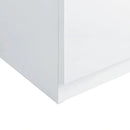 Vancouver Floor Mirror With Storage in White