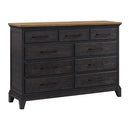 Montrose Dresser in Espresso & Brown