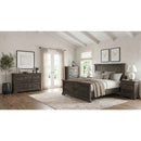 Park Ridge Bedroom Set with 2 Nightstands in Charcoal