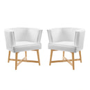 Anders Accent Chair Upholstered Fabric Set of 2