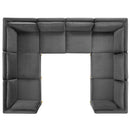 Ardent 8-Piece Performance Velvet Sectional Sofa