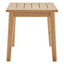 Viewscape Outdoor Patio Ash Wood End Table