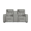 Blitz Motion Loveseat with Console, and LED