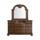 Cadenza Dresser and Mirror Set in Brown