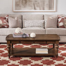 Bellevue Rectangular Coffee Table with Casters - Michael's Discount Furniture
