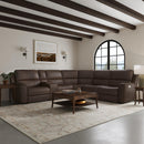 Henry Latitudes Power Reclining Sectional with Power Headrest & Lumbar - 5000-1041-SECTPH-94671 - Michael's Discount Furniture