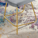 Ponder Performance Velvet Counter Stool