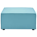 Saybrook Outdoor Patio Upholstered Loveseat and Ottoman Set