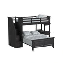 Hampton Kids Over Loft with Staircase and Desk with Speaker