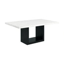 Valentino White 5PC Dining Set-Table & Four Chairs