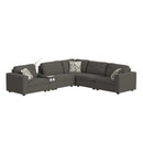 Options One LHF Chair in Palmer Plus Ash with 1 Pillow 20"ÔøΩ