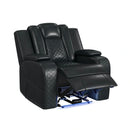 Carlo Power Motion Recliner with Power Headrest, LED