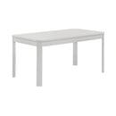 Travis Youth 5PC Dining Set with Table and 4 Chairs in White