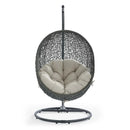 Hide Outdoor Patio Swing Chair With Stand