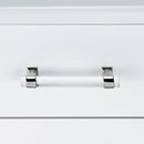 Irvine Mini Dressing Table with Stool, LED and USB in Glossy White