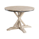 (D680-30) Callista- Round Dining Table- Beach/Natural