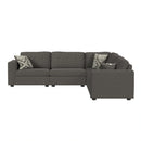 Options One Corner in Palmer Plus Ash with 1 Pillow 20"ÔøΩ