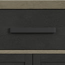 Jemma Buffet in Grey and Dark Espresso