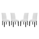 Parcel Dining Side Chair Vinyl Set of 4