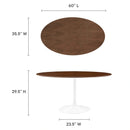 Lippa 60" Oval Dining Table
