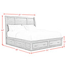 Sullivan Storage Bedroom Set with 2 Nightstands