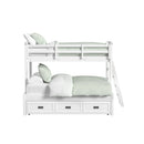 Hampton Kids Over Bunk with Ladder and Trundle