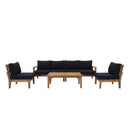 Marina 7 Piece Outdoor Patio Teak Set