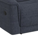 Striker Loveseat w/Console in Bristol Cobalt