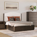 Athens Queen Upholstered Storage Bed - Michael's Discount Furniture