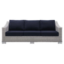 Conway Sunbrella� Outdoor Patio Wicker Rattan Sofa