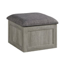 Uster Coffee Table W/Four storage Stools Grey