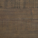Farmington Storage Dining Bench in Medium Brown and Washed Stone