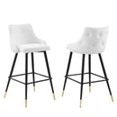 Adorn Performance Velvet Bar Stool Set of 2